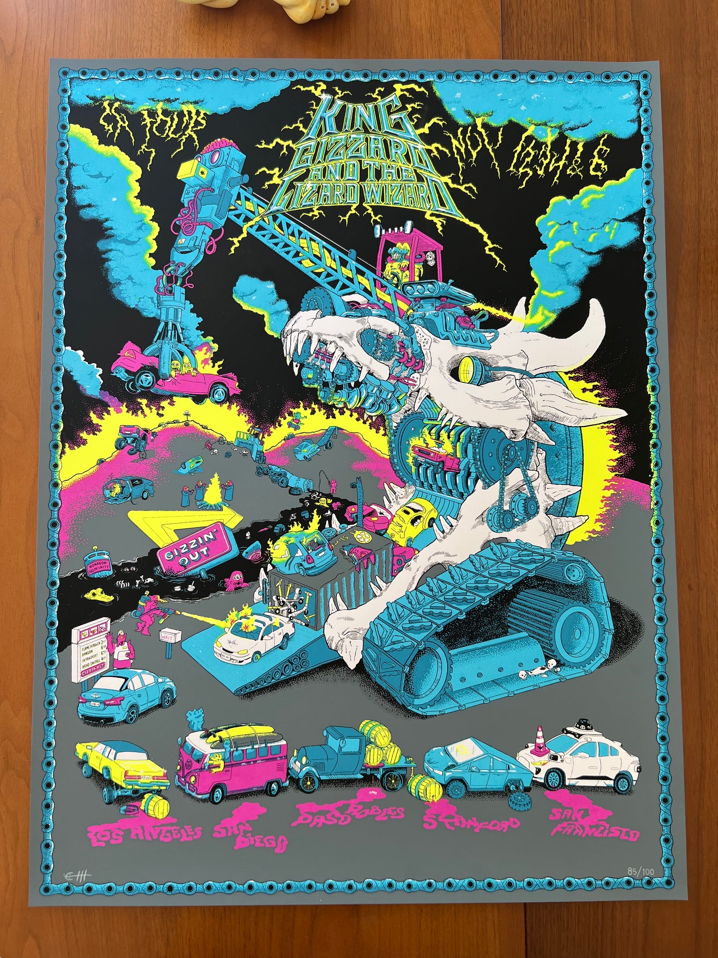 KGLW 2024 CA Run Bootleg Poster