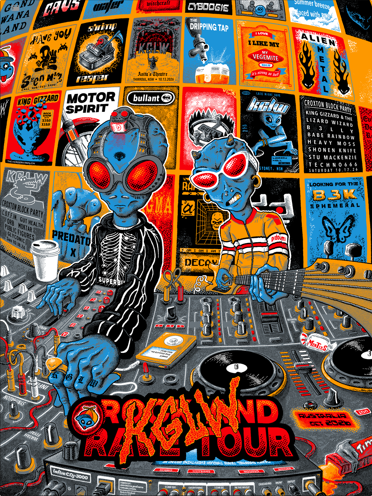 KGLW Aus tour bootleg poster PRE-ORDER