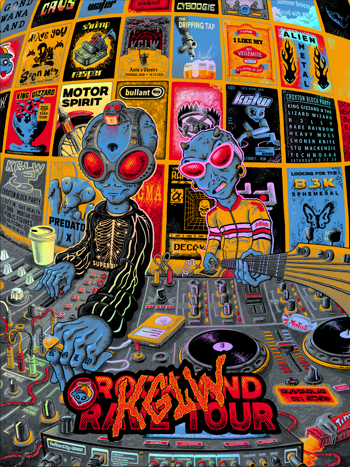 KGLW Aus tour bootleg poster PRE-ORDER