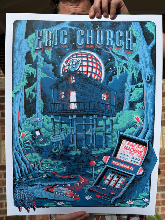 Eric Church Hollywood, FL AP regular edition