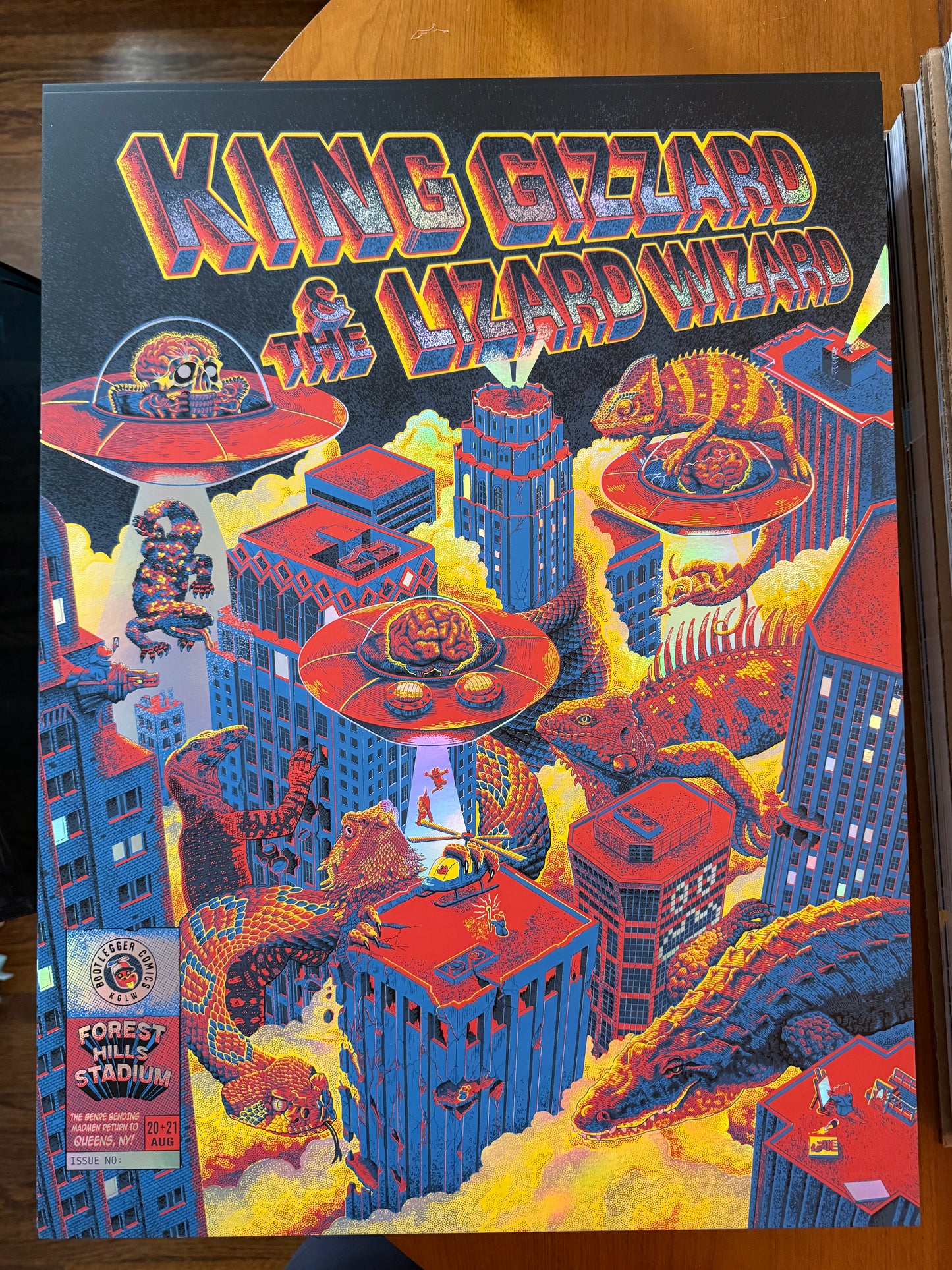 'King Gizzard RYB Rainbow Foil
