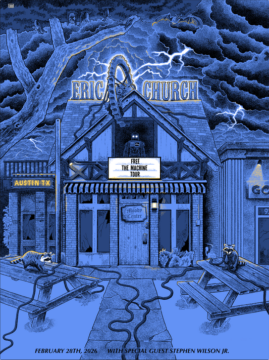 Eric Church Austin TX Poster