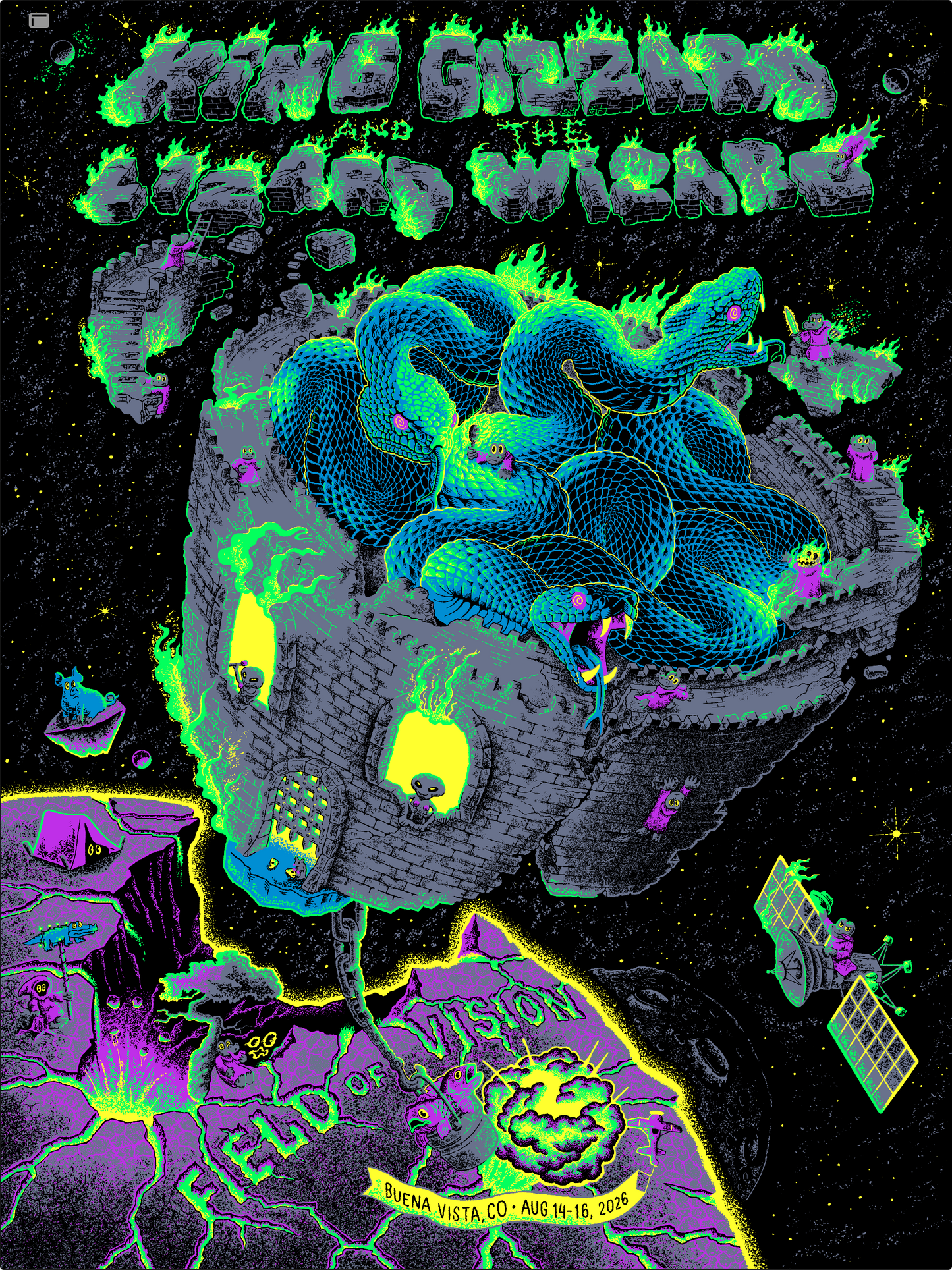 'Field of Vision II Bootleg Poster - Limited Variants