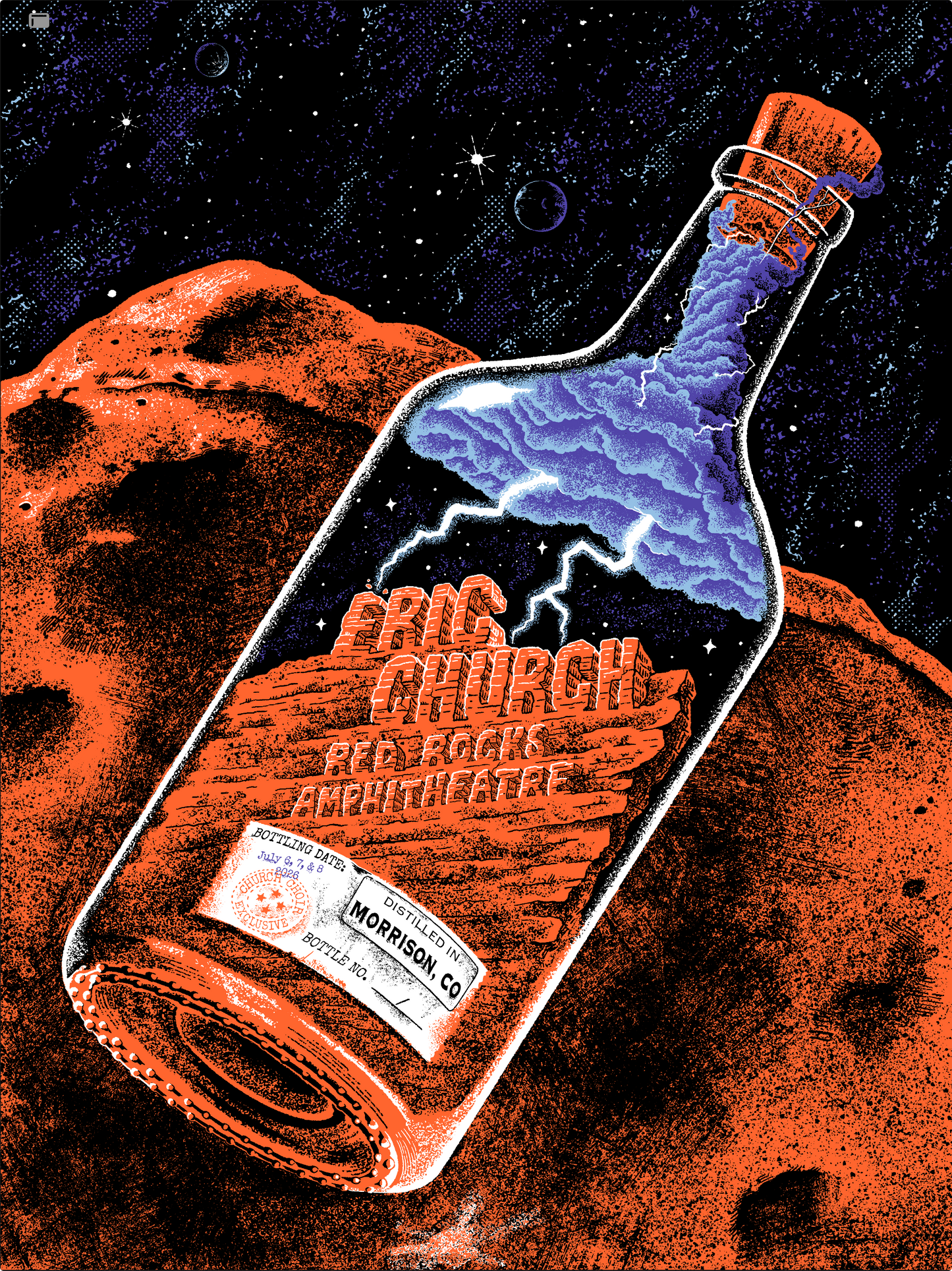 Eric Church Red Rocks Choir Exclusive APs