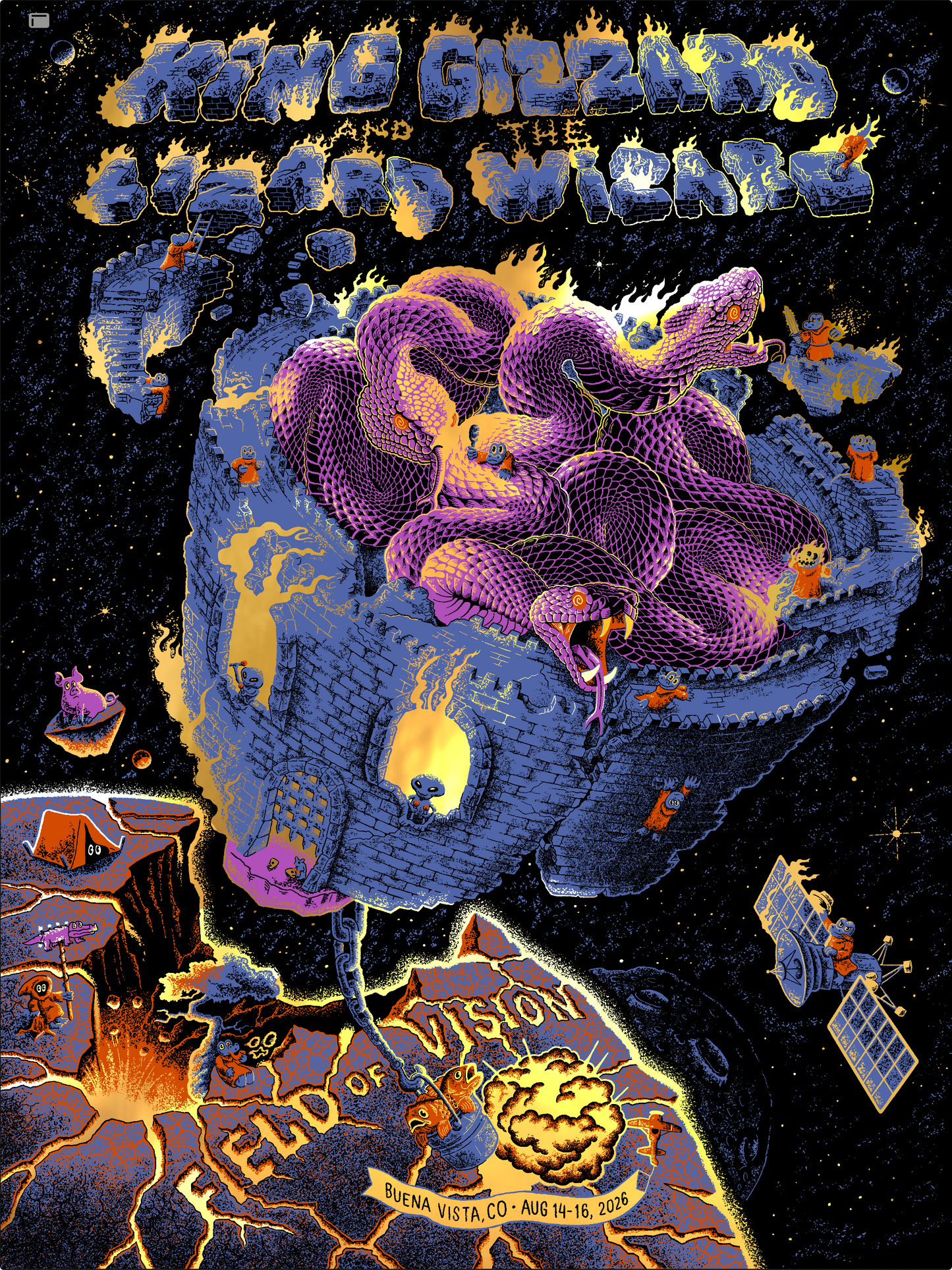 'Field of Vision II Bootleg Poster - Limited Variants