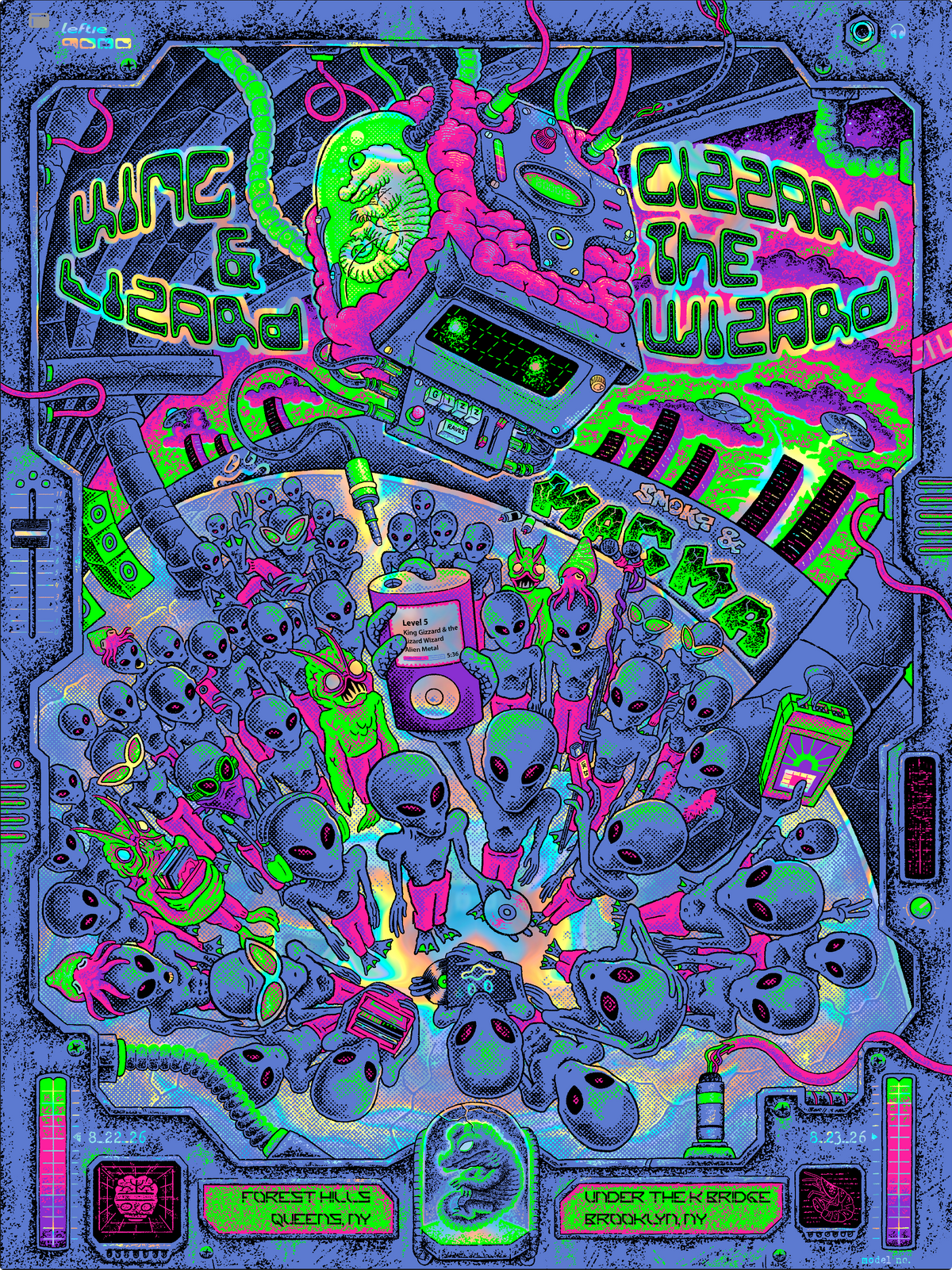 NY RAVE POSTER REPRINT
